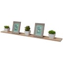 Ver imagem 2 de Prateleira 100 x 20cm Carvalho Suporte Invisível