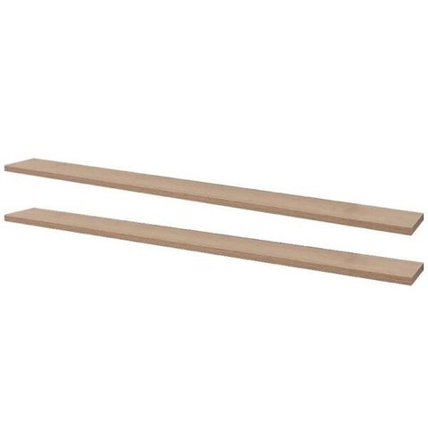 Kit 2 Prateleiras 100 x 20cm Carvalho Suporte Invisível