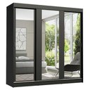 Ver imagem 3 de Guarda-roupa Casal Madesa Reno 3 Portas de Correr de Espelho