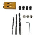 Ver imagem 1 de Gabarito Furos Chanfrados 6 8 10mm com Brocas e Limitadores