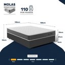 Ver imagem 2 de Cama Box Casal com Colchão de Molas Ensacadas Classic Maxx 138x188x59cm