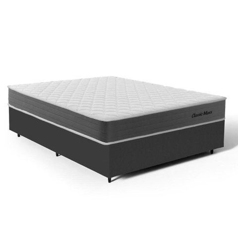Cama Box Casal com Colchão de Molas Ensacadas Classic Maxx 138x188x59cm