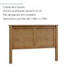 Cabeceira Queen e 02 Mesas Cabeceira 3 Gv Madeira Maciça Freijo Milani Store - 7