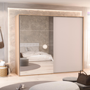 Ver imagem 1 de Roupeiro Herval Ph1806 100% Mdf Carvalho Nature/off White