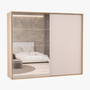 Ver imagem 2 de Roupeiro Herval Ph1806 100% Mdf Carvalho Nature/off White