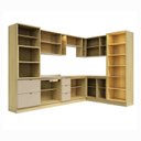 Ver imagem 4 de Cozinha Modulada Completa com 16 Portas e 5 Gavetas Ellite Yescasa