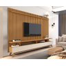 Rack Vivare 2.2 Wood com Painel para Tv até 75 Polegadas Versátil Ripado Verdadeiro 2.2x1.8 Nature/o - 2