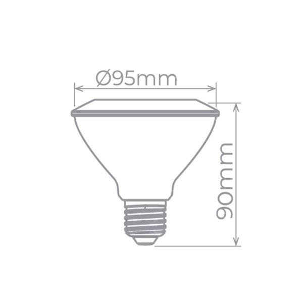 Lâmpada LED PAR30 9W E27 3000K Bivolt-Stella - STH9030/30 - 2