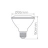 Lâmpada LED PAR30 9W E27 3000K Bivolt-Stella - STH9030/30 - 2