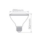 Ver imagem 2 de Lâmpada LED PAR30 9W E27 3000K Bivolt-Stella - STH9030/30