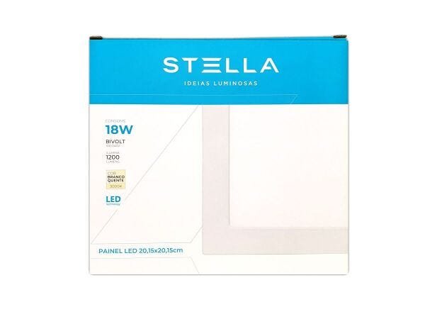 Painel LED de Embutir 18W 3000K Stella STH9953Q/30 - 2