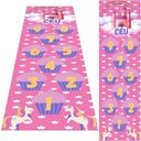 Ver imagem 2 de Tapete Amarelinha Infantil Ilustrado Criança Lona Titulos Amarelinha Cupcake