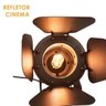 Refletor Spot Cinema Retro Vintage Sanfonada com Lâmpada - 5