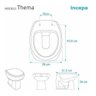 Assento Sanitário Thema Branco Para Louça Incepa - 2