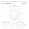 Assento Sanitário Carrara Branco Para Louça Deca - 3