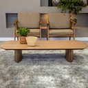 Ver imagem 3 de Mesa de Centro Iolanda Universum Retangular 160 cm Carvalho Amêndoa