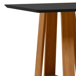 Mesa Jantar Rubi 90x90 Ype Damasco/preto - Nc - 2