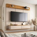 Ver imagem 3 de Painel com Nicho para Tv até 70 Polegadas 1,80m Gama