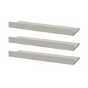 Ver imagem 1 de Kit 3 Prateleiras Porta Quadros 60 x 15cm Branca Suporte Invisível