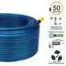 Mangueira de Jardim 50m Slim com Esguicho Reforçada Flexível:azul - 2