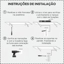 Ver imagem 6 de Prateleira 60 x 30cm Preta Com Mão Francesa