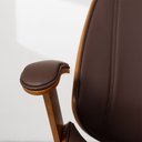 Ver imagem 4 de Cadeira de Escritório Lisboa - Marrom