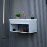 Gabinete Kit Armario para Banheiro 100% MDF Zoff 63cm com Cuba - 2