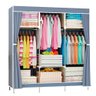 Guarda Roupa Dobrável Organizador Armário para Organizar Roupas - Cinza - 2
