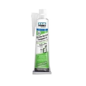Silicone Acetico Transparente Construção 50G -Tekbond