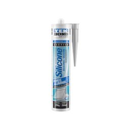 Silicone Acetico Transparente Vidro e Aluminio 280g -tekbond - 1