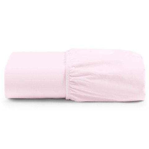 Lençol Unique Avulso de Baixo Casal Padrão com Elástico Micro Percal 400 Fios - Rosa