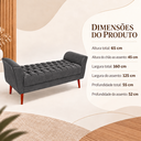 Ver imagem 3 de Recamier Descanso 160cm para Sala – Design Moderno e Confortável