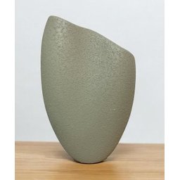 Vaso Estretto Cimento Verde Fosco - 26cm - 2