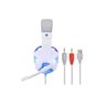 Headset Fone Gamer com Microfone Knup- Kp-397 Branco/Azul - 2