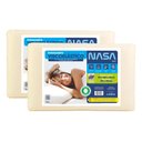 Ver imagem 2 de Kit 2 Travesseiro Nasa-X Original Viscoélastico Antiácaros 40x60x13