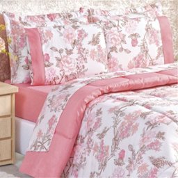 Edredom Naturallys Queen Dupla Face - Serene Rosa - 2