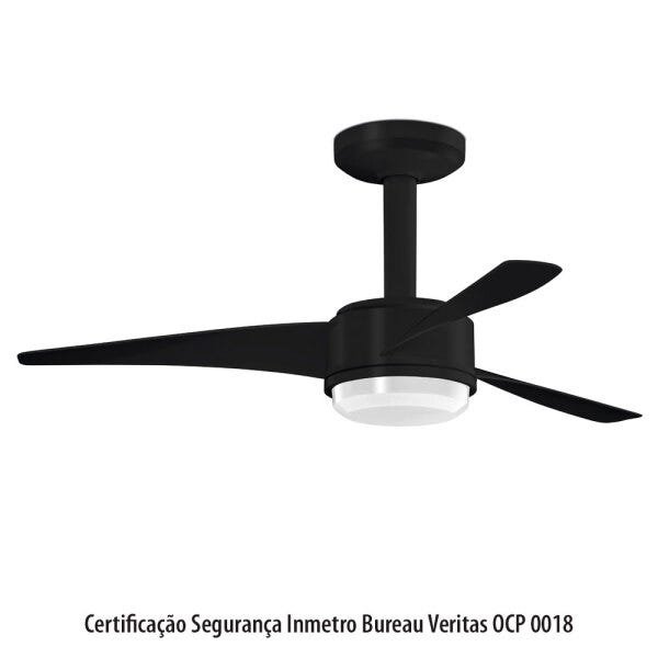 Ventilador de Teto Mondial 103cm 3 Pás Maxi Air Control Preto - 1