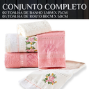 Ver imagem 6 de Jogo Toalhas de Banho e Rosto Aurora C/ 5 Pçs Super Grossa:rosa