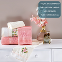 Ver imagem 5 de Jogo Toalhas de Banho e Rosto Aurora C/ 5 Pçs Super Grossa:rosa