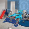 Jogo de Cama Infantil Lepper Patrulha Canina Menino Solteiro 3 Peças Microfibra Azul - 2