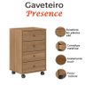 Gaveteiro Office Ambiente Presence Amêndola Touch - Demóbile - 3