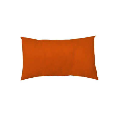Almofada Baguete Retangular 30x50 Happy Line Decorativa de Oxford Barato Envio Rápido - Laranja