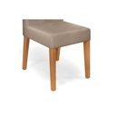 Ver imagem 4 de Conjunto: Mesa de Cozinha Argo c/ Tampo Madeirado c/ Vidro Curvo 136x90cm e 6 Cadeiras Yasmim Freijo