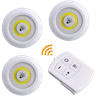 Kit 3 Lâmpadas Luminária Led Controle sem Fio - 1