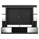 Ver imagem 1 de Rack Estante para TV até 65 Polegadas e Espelho Oslo Multimóveis Preto