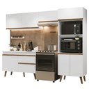 Ver imagem 4 de Cozinha Completa Pieta 8 Portas 1 Gaveta MDP 260cm Branco Madesa