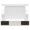 Ver imagem 6 de Rack com Painel e Suporte para TV até 65 Polegadas Prateleiras com Espelho Oslo Multimóveis Branco/T
