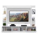 Ver imagem 5 de Rack com Painel e Suporte para TV até 65 Polegadas Prateleiras com Espelho Oslo Multimóveis Branco