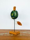 Ver imagem 2 de Escultura Caju em Madeira - Decoração Artesanal de Sergipe