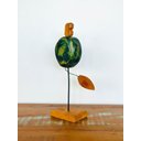 Ver imagem 2 de Escultura Caju em Madeira - Decoração Artesanal de Sergipe